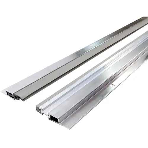 Door Jamb, 82 in L, 2 in W, Aluminum Gray Door Jamb, 82 in L, 2 in W, Aluminum Gray