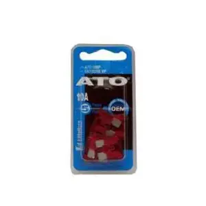 Littelfuse, Inc 0ATO025.VP Automotive Fuse, Blade, Fast Acting Fuse, ATO, 32 VAC/VDC, 25 A, 1000 A Interrupt Clear - pack of 5