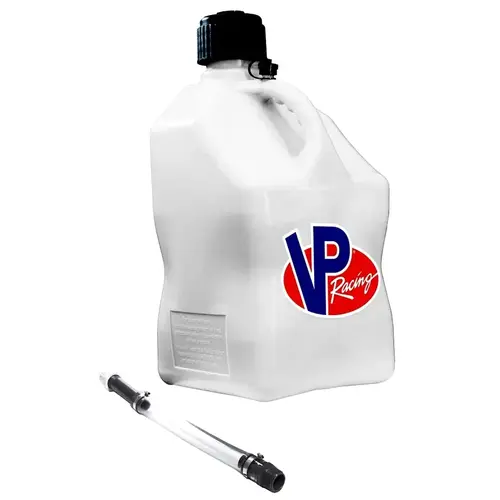 3520 Motorsport Container, 5 gal Capacity, Polyethylene, White