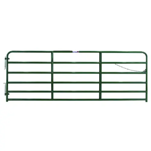 Bull Gate, 16 ft W Gate, 52 in H Gate, Steel Frame, Red Bull Gate, 16 ft W Gate, 52 in H Gate, Steel Frame, Red