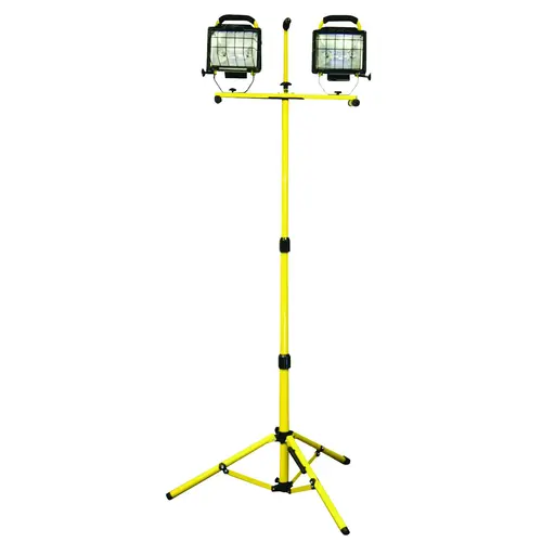 Work Light, 2-Lamp, Halogen Lamp, 8000 Lumens, Yellow Work Light, 2-Lamp, Halogen Lamp, 8000 Lumens, Yellow