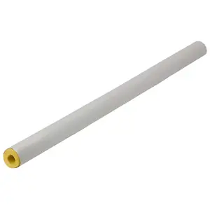 Frost King F10XAD F10X Tubular Pipe Cover, 3 ft L, Fiberglass, White, 1/2 in Pipe