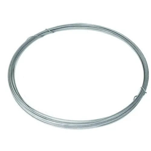 Utility Wire, 332 ft L, 12-1/2 Gauge, 10 lb Working Load, Steel, Smooth