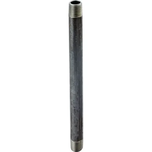 Pipe Nipple, 2 in, Male, Steel, SCH 40 Schedule, 30 in L Pipe Nipple, 2 in, Male, Steel, SCH 40 Schedule, 30 in L