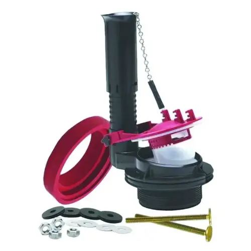 Flush Valve Kit, 3 in, For: Toto, American Standard and Other 3 in Flapper Toilets Flush Valve Kit, 3 in, For: Toto, American Standard and Other 3 in Flapper Toilets