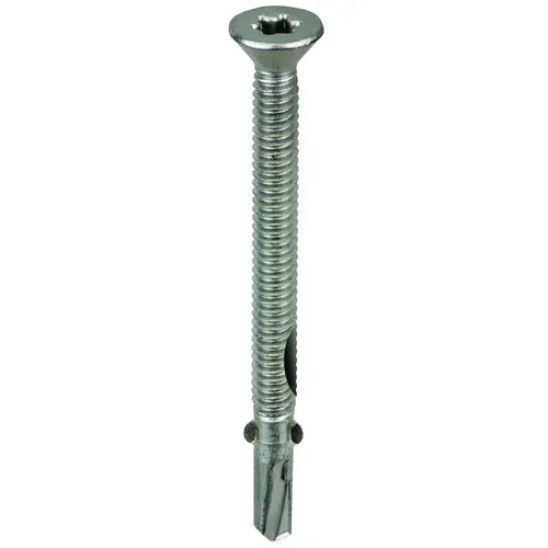 Screw, #14 Thread, Star Drive, Self-Tapping, Winged Point, Galvanized Steel, 250 BAG Screw, #14 Thread, Star Drive, Self-Tapping, Winged Point, Galvanized Steel, 250 BAG