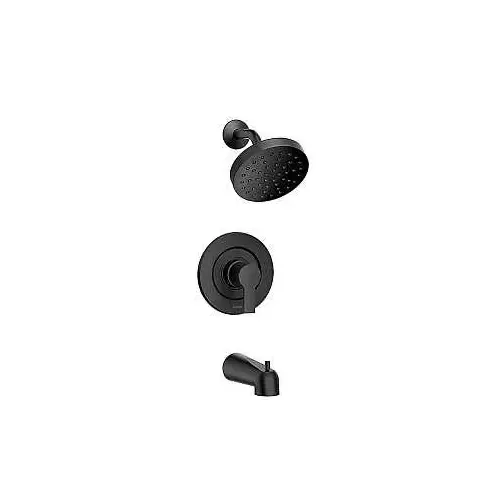 Rinza Posi-Temp 1-Handle Lever Tub & Shower Faucet, Matte Black Rinza Posi-Temp 1-Handle Lever Tub & Shower Faucet, Matte Black