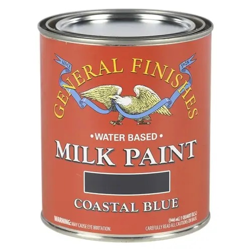 Milk Paint, Flat, Coastal Blue, 1 qt Can Milk Paint, Flat, Coastal Blue, 1 qt Can