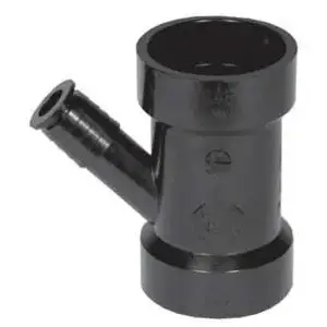IPEX USA LLC 027192 Pipe Wye, 1-1/2 in, Hub, ABS, SCH 40 Schedule