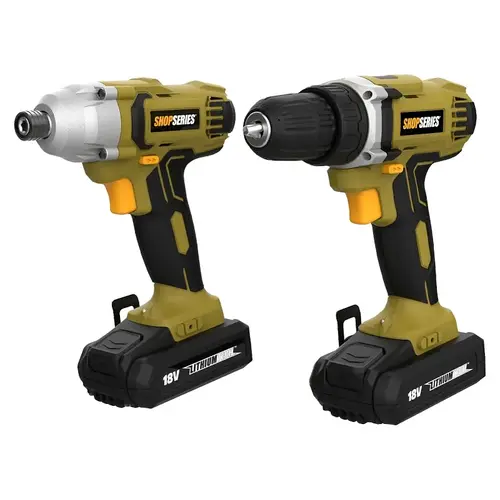 Hammer Drill and Impact Driver Combination Kit, Tool Only, 20 V, Lithium-Ion Battery Hammer Drill and Impact Driver Combination Kit, Tool Only, 20 V, Lithium-Ion Battery