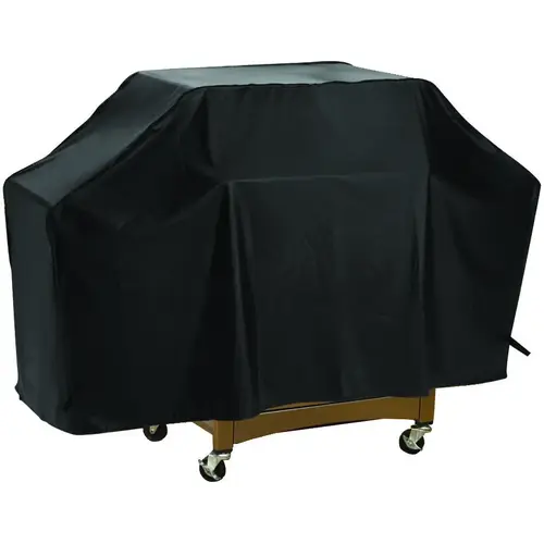 Grill Cover, 20 in W, 34 in H, Vinyl, Black Grill Cover, 20 in W, 34 in H, Vinyl, Black