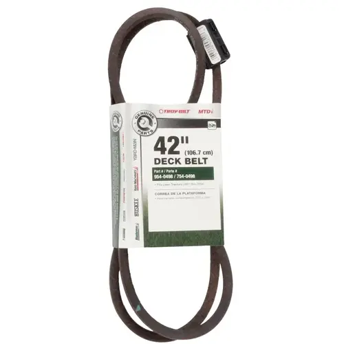 Deck Drive Belt, 42 in L, 1/2 in W, 42 in Deck Deck Drive Belt, 42 in L, 1/2 in W, 42 in Deck