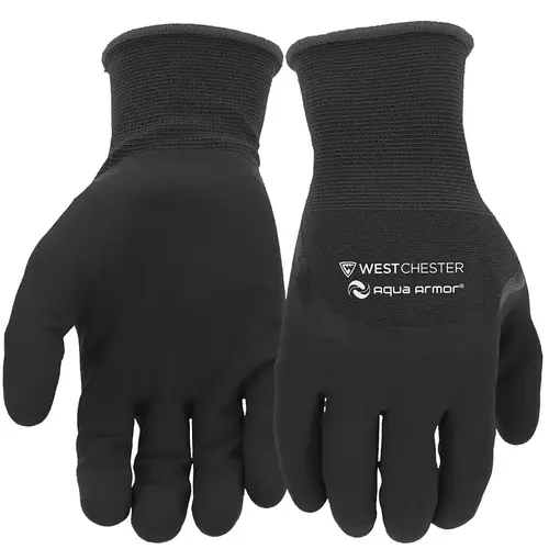 Boss Coated Gloves, L, Nitrile Coating, Nylon, Black Pair Boss Coated Gloves, L, Nitrile Coating, Nylon, Black Pair