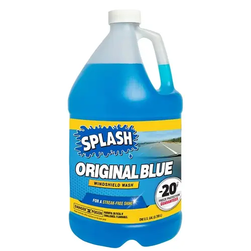 R Windshield Washer, 1 gal Bottle Blue