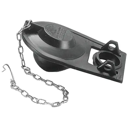 Toilet Tank Flapper, Rubber, Gray, For: 2 in Flush Valves Toilet Tank Flapper, Rubber, Gray, For: 2 in Flush Valves