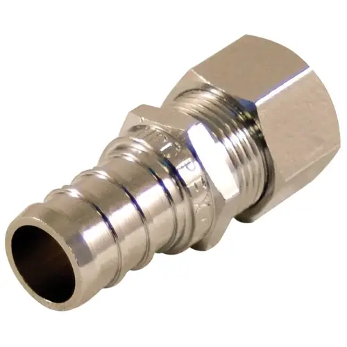 Pipe Adapter, 1/2 x 3/8 in, PEX x Compression