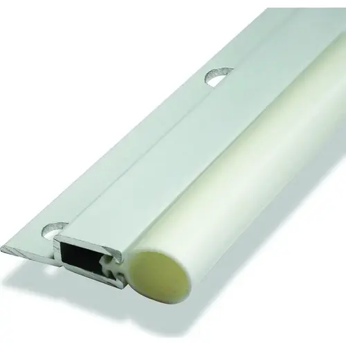Door Jamb, 2 in W, Aluminum/Silicone White Door Jamb, 2 in W, Aluminum/Silicone White