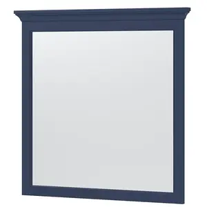 Foremost LSBM3232 Lawson Series Framed Mirror, 32 in L, 32 in W, Aegean Blue Frame