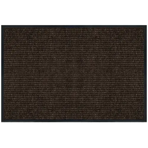 Platinum MT Utility Floor Mat, 4 ft L, 3 ft W, Ribbed Pattern, Polypropylene Rug, Tan