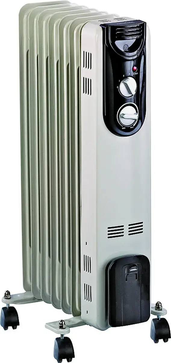 PowerZone DF-150P9-7 Oil Filled Heater, 12.5 A, 120 V, 600/900