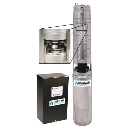 Submersible Well Pump, 3-Phase, 230 VAC, 0.75 hp, 4 x 1-1/4 in Connection, 275 ft Max Head, 10 gpm Submersible Well Pump, 3-Phase, 230 VAC, 0.75 hp, 4 x 1-1/4 in Connection, 275 ft Max Head, 10 gpm