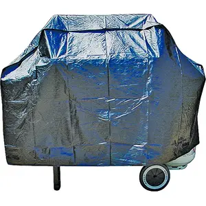 Omaha SPC043L Grill Cover, 18 in W, 34 in H, Vinyl, Black