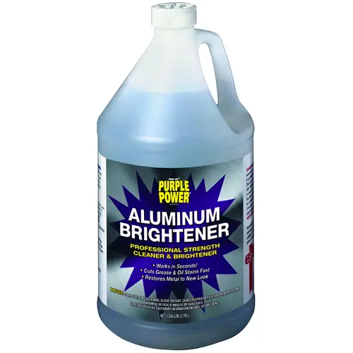Aluminum Brightener, 1 gal, Liquid, Acidic Clear