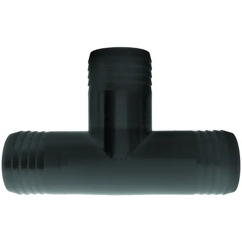 Green Leaf Hose Adapter Tee, 2 in, Hose Barb, Polypropylene, Black