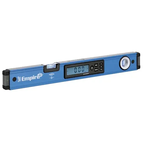True Blue Series Digital Box Level, 24 in L, 2-Vial, Non-Magnetic, Aluminum, Blue True Blue Series Digital Box Level, 24 in L, 2-Vial, Non-Magnetic, Aluminum, Blue