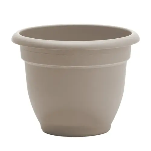 Ariana Series Planter, 17.6 in W, 17.6 in D, Round, Plastic, Pebble Stone Ariana Series Planter, 17.6 in W, 17.6 in D, Round, Plastic, Pebble Stone