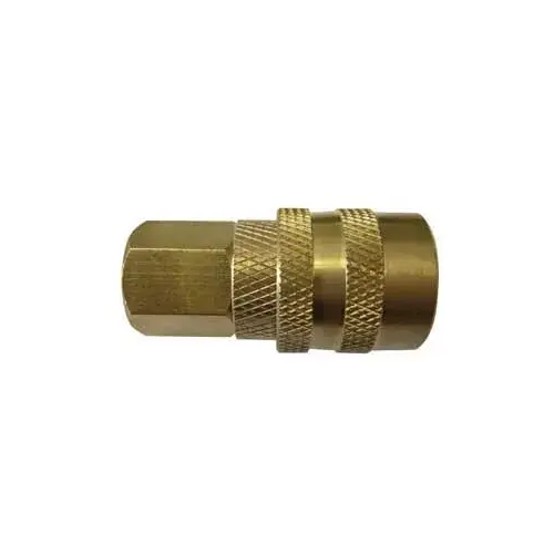 88.203 Coupler, 1/4 in, FNPT, Brass
