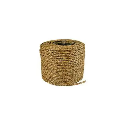 T.W. Evans Cordage Rope, Twisted Rope Construction, 1/4 in Dia, 1200 ft L, Manila Natural