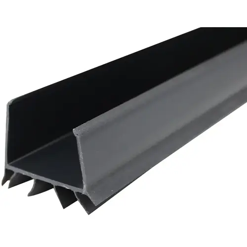 Seal Door Under, 36 in L, Vinyl, Black Seal Door Under, 36 in L, Vinyl, Black