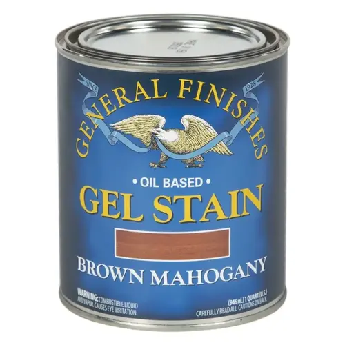 B256-UL qt Brown Mahogany Oil Based Gel Stain B256-UL qt Brown Mahogany Oil Based Gel Stain