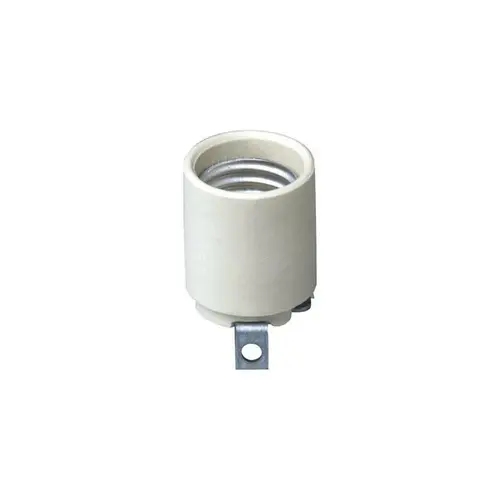 3152-8 Lamp Holder, 250 V, 660 W, Porcelain Housing Material, White 3152-8 Lamp Holder, 250 V, 660 W, Porcelain Housing Material, White