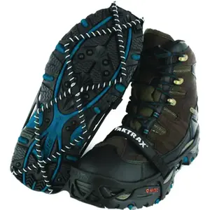 Yaktrax 8005 S Pro Series Shoe Traction Device, Unisex, S, Spikeless, Black Pair