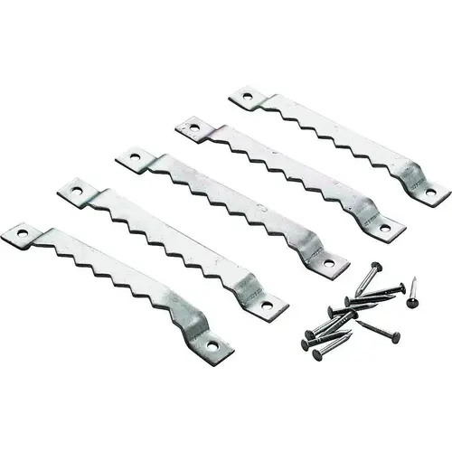 Frame Hanger, 4.5 lb, Steel, Zinc, Zinc, Nail-In Mounting - pack of 5 Frame Hanger, 4.5 lb, Steel, Zinc, Zinc, Nail-In Mounting - pack of 5