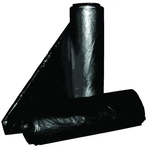 Royal Crown Top Liner, 38 x 58 in, 55 to 60 gal Capacity, Metalocene Blend, Black - pack of 100