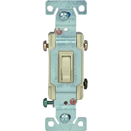 Toggle Switch, 15 A, 120 V, Polycarbonate Housing Material, Ivory - pack of 10 Toggle Switch, 15 A, 120 V, Polycarbonate Housing Material, Ivory - pack of 10