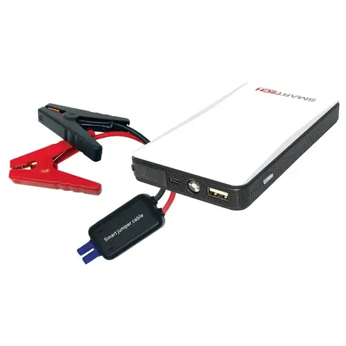 Vehicle Jump Starter and Power Bank, 5 V, 2.1 A, Lithium Battery