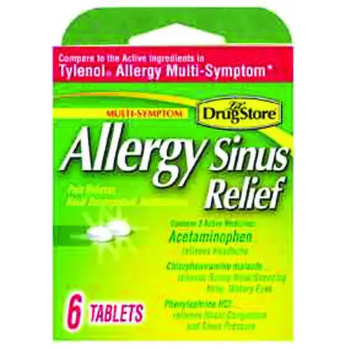 Sinus Relief, 6 CT, Tablet - pack of 6 Sinus Relief, 6 CT, Tablet - pack of 6