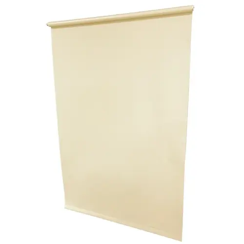 Roller Shade, 78 in L, 37 in W, Vinyl, Champagne Roller Shade, 78 in L, 37 in W, Vinyl, Champagne