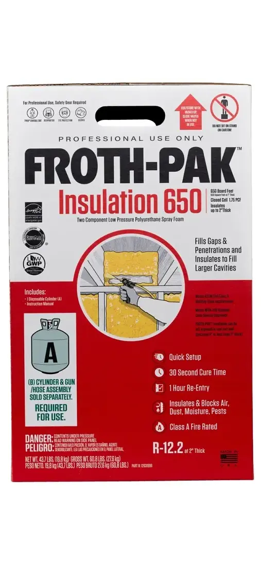 DuPont 12031896 Froth-Pak Series Foam Insulation Kit, 118.8 lb