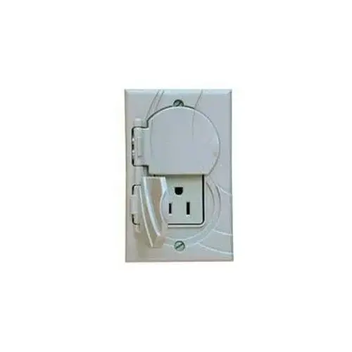 Wallplate Outlet Cover, Ivory