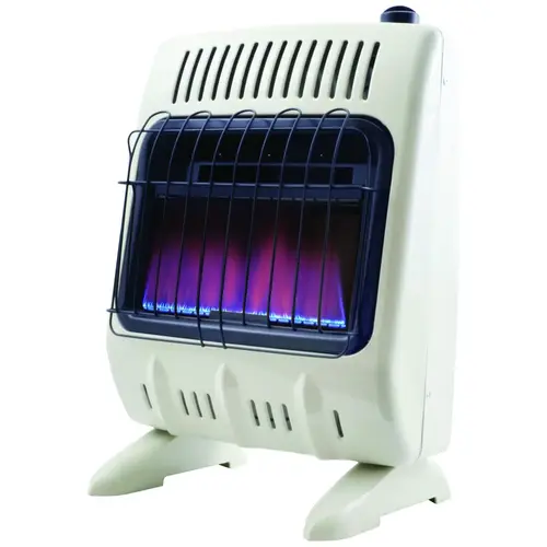 Vent-Free Blue Flame Gas Heater, 20 lb Fuel Tank, Propane, 10000 Btu, 250 sq-ft Heating Area Vent-Free Blue Flame Gas Heater, 20 lb Fuel Tank, Propane, 10000 Btu, 250 sq-ft Heating Area