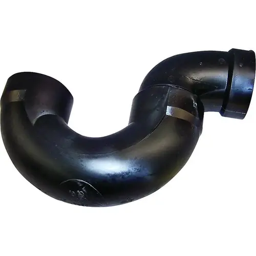 P-Trap, 2 in, Hub, ABS, Black P-Trap, 2 in, Hub, ABS, Black