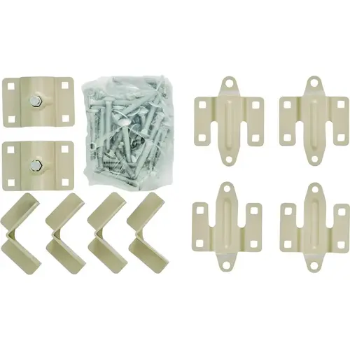 Dock Frame Kit, Steel, Beige, Powder-Coated Dock Frame Kit, Steel, Beige, Powder-Coated