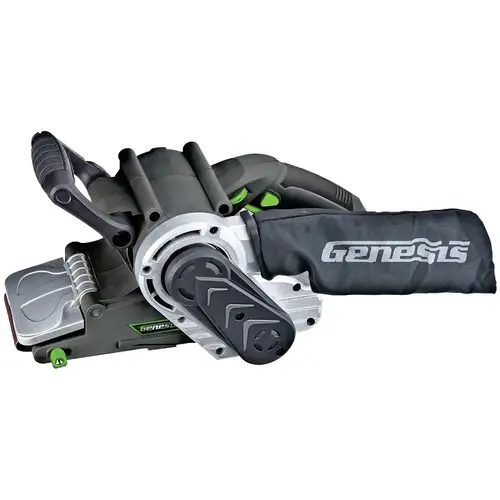 Belt Sander, 8 A, 3 x 21 in Belt, Adjustable Handle, Includes: Dust Bag and Sanding Belt Belt Sander, 8 A, 3 x 21 in Belt, Adjustable Handle, Includes: Dust Bag and Sanding Belt