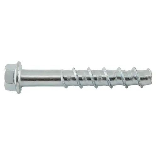 Screw-Bolt+ Screw Anchor, 3/8 in Dia, 3 in L, Carbon Steel, Zinc - pack of 50 Screw-Bolt+ Screw Anchor, 3/8 in Dia, 3 in L, Carbon Steel, Zinc - pack of 50
