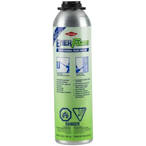 ENERFOAM Foam Sealant, Foam, Off White, 30 oz ENERFOAM Foam Sealant, Foam, Off White, 30 oz
